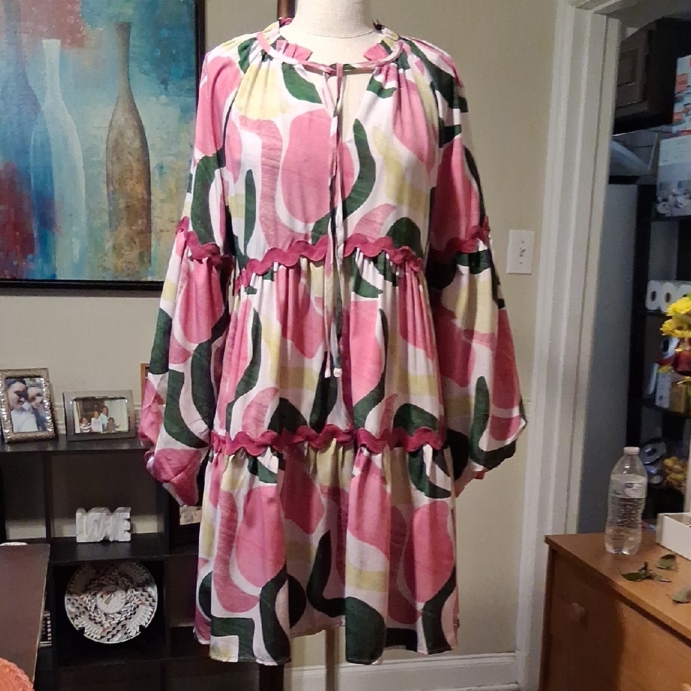 JODIFL Multicolor Patterned Dress